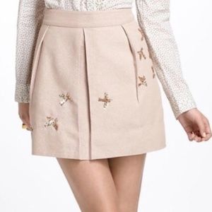 Anthropologie Leifnotes Sequined Migration Skirt